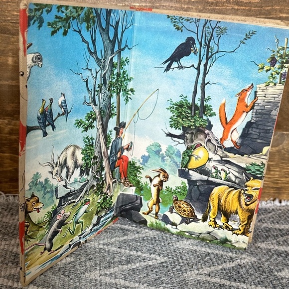 1947 Children's Book Aesop's Fables, Fritz Kredel, Published Grosset & Dunlap - Picture 2 of 16
